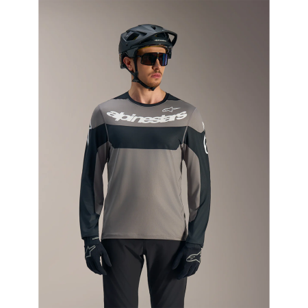 Джерси Alpinestars A-DURA RACE LS JERSEY BLACK, L || Джерсі Alpinestars A-DURA RACE LS JERSEY BLACK, L