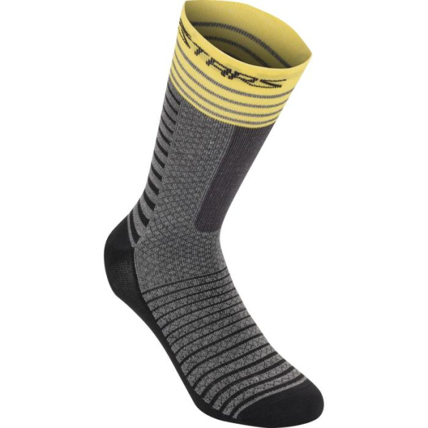 Шкарпетки Alpinestars DROP SOCKS 19 MID GRAY YELLOW, L