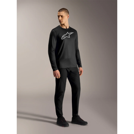 Джерси Alpinestars A-DURA RIDE LS JERSEY BLACK, L || Джерсі Alpinestars A-DURA RIDE LS JERSEY BLACK, L