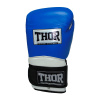 Рукавички боксерські THOR PRO KING 16oz / шкіра / синьо-біло-чорні