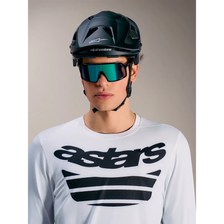 Джерси Alpinestars A-DURA ASTARS LS JERSEY 2.0 WHITE/BLACK, L || Джерсі Alpinestars A-DURA ASTARS LS JERSEY 2.0 WHITE/BLACK, L