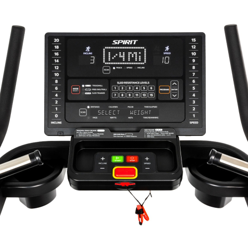 Беговая дорожка с ламелями и функцией саней Spirit CTSBS900