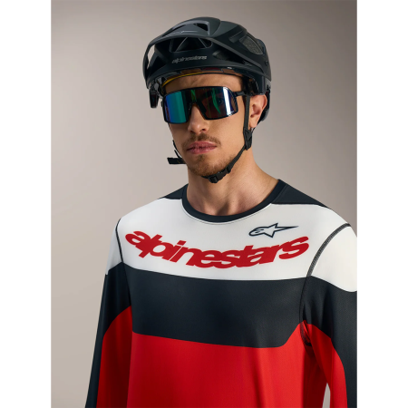 Джерси Alpinestars A-DURA RACE LS JERSEY RED, M || Джерсі Alpinestars A-DURA RACE LS JERSEY RED, M