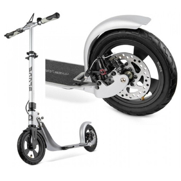 Самокат BLADE Sport Air Cross Disk 230/230 mm,silver matt black