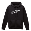 Реглан Alpinestars AGELESS ZIP HOODIE V3 BLACK/WHITE, M