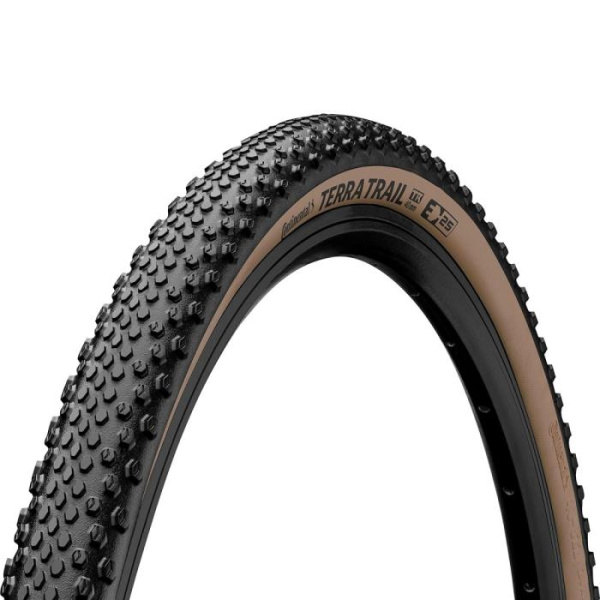 Покришка бескамерная Continental Terra Trail ShieldWall 28" | 700 x 40C | 28 x 1.50 чорна/коричневая