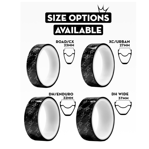 Обідна стрічка Peaty's Holeshot Tubeless Rim Tape, 10m x 23mm