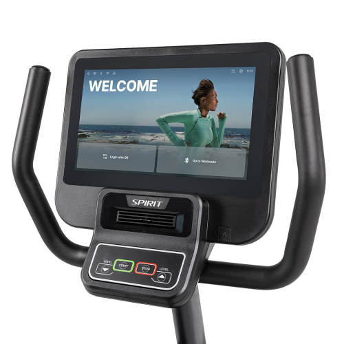 Горизонтальний велотренажер мультимедійна 15,6 консоль Spirit CR800+ ENT
