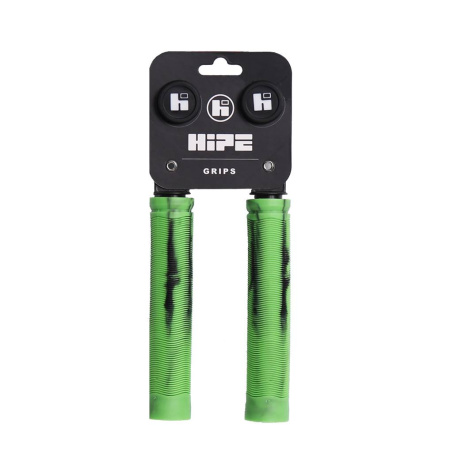 Грипсы для трюкового самоката Hipe H4 Duo, 155мм, black/green || Гріпси для трюкового самоката Hipe H4 Duo, 155мм, black / green