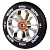 Колесо для трюкового самоката Hipe LMT36 wheels 110mm Chrome/black || Колесо для трюкового самоката Hipe LMT36 wheels 110mm Chrome / black