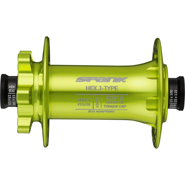 Втулка передняя SPANK HEX J-TYPE Boost F15/20, Green