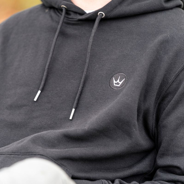 Реглан Peaty's PubWear Hoody, Crown Black, M