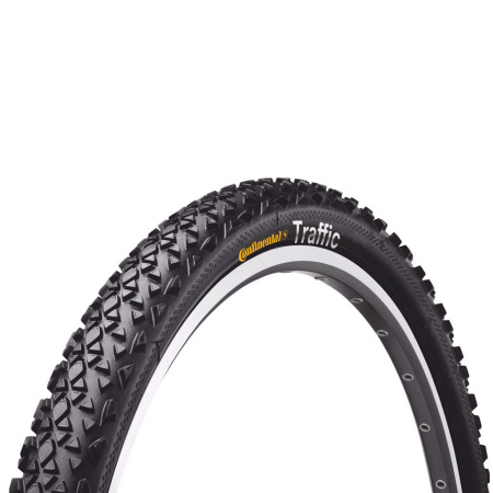 Покрышка Continental Traffic II, 26 x 1.90, черная, не складная || Покришка Continental Traffic II, 26 x 1.90, Чорна, не складна