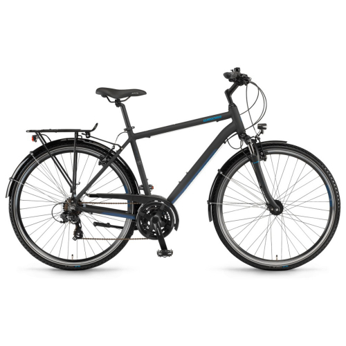Велосипед Winora Domingo men 28 " 21-G TX800, рама 52 см, чорно-синій матовий, 2021