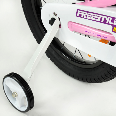 Велосипед RoyalBaby FREESTYLE 14", OFFICIAL UA, розовый || Велосипед RoyalBaby FREESTYLE 14", OFFICIAL UA, рожевий