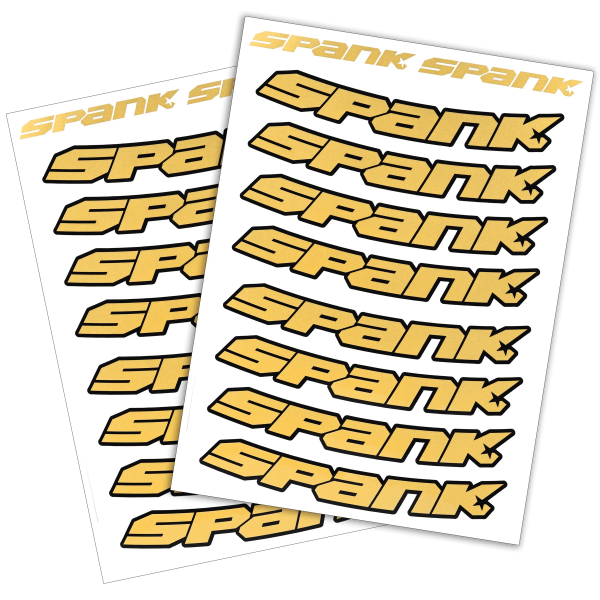 Набор наклеек на обода SPANK Decal kit, Gold