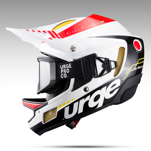 Шлем Urge Archi-Enduro RR +  бело-черный ХL (61-62см)
