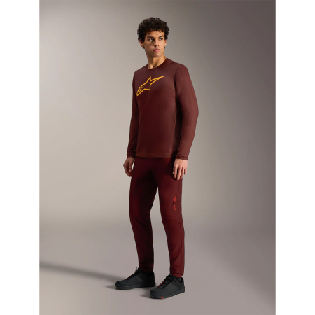 Джерси Alpinestars A-DURA RIDE LS JERSEY BORDEAUX, L || Джерсі Alpinestars A-DURA RIDE LS JERSEY BORDEAUX, L