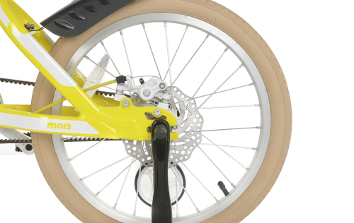 Велосипед RoyalBaby MARS ALLOY 18", OFFICIAL UA, біло-жовтий