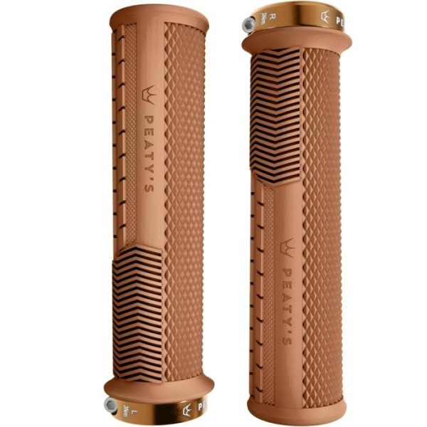 Грипсы Peaty's Monarch Grip, Thick 32>34mm, Knurl Race Control, Gum