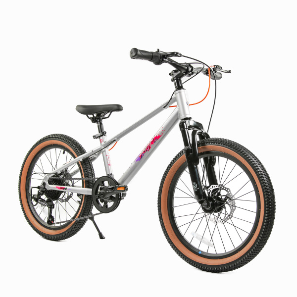 Велосипед дитячий RoyalBaby 20" JUNIOR MTB ALLOY 7 SPEED, OFFICIAL UA, Silver
