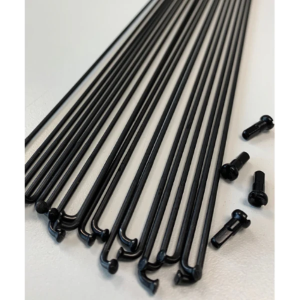 Комплект спиц c ниппелями SPANK 359 29" J-Hook 2.2/1.8/2.0, 292mm 17pcs / 289mm 17pcs, 34pcs Black
