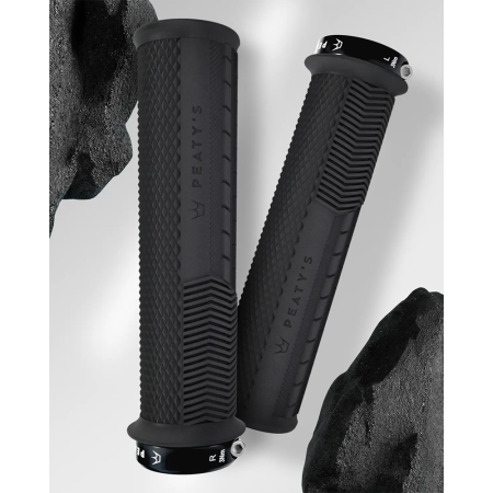 Гріпси Peaty's Monarch Grip Knurl, Thick 32>34mm, Race Control, Black