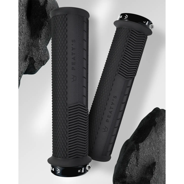 Гріпси Peaty's Monarch Grip Knurl, Thick 32>34mm, Race Control, Black