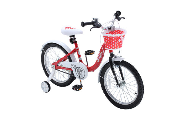 Велосипед дитячий RoyalBaby Chipmunk MM Girls 18", OFFICIAL UA, червоний