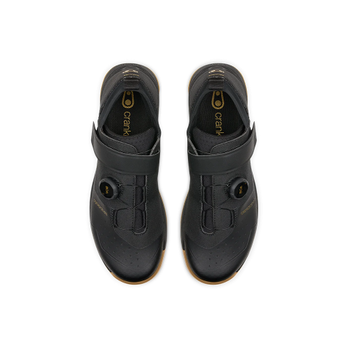 Велообувь CrankBrothers SHOES MALLET TRAIL BOA BLACK / GOLD - GUM OUTSOLE 10.0