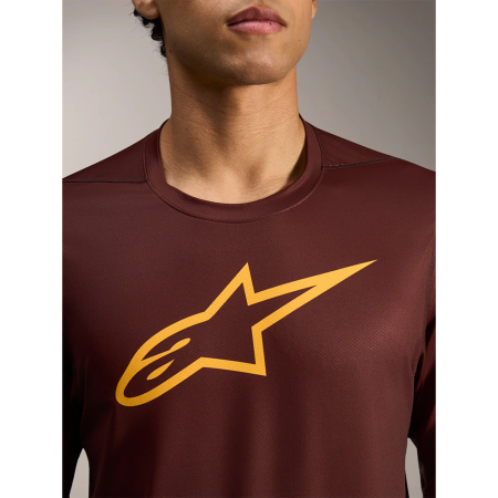 Джерси Alpinestars A-DURA RIDE LS JERSEY BORDEAUX, L || Джерсі Alpinestars A-DURA RIDE LS JERSEY BORDEAUX, L