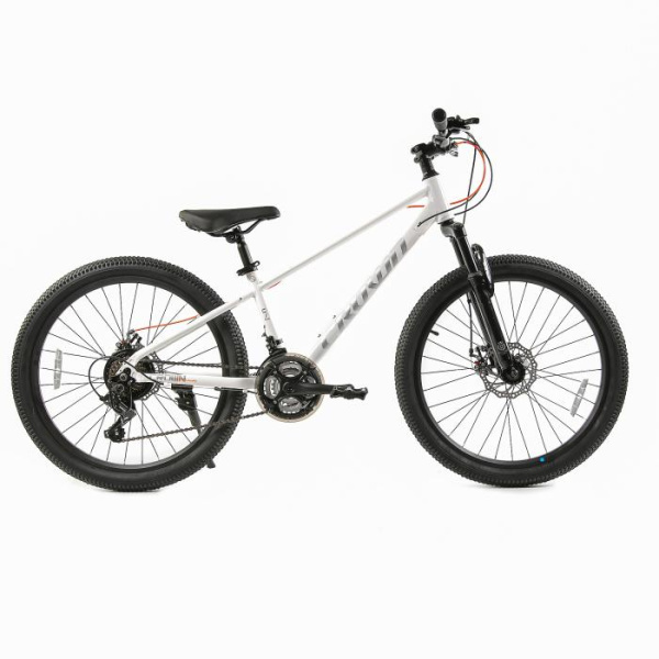 Велосипед дитячий RoyalBaby 24" JUNIOR MTB ALLOY 21 SPEED, OFFICIAL UA, White