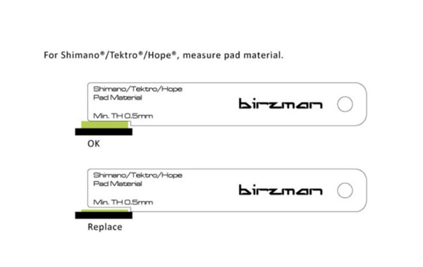 Інструмент для налаштування дискового гальма Birzman Brake Pad Wear Indicator