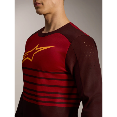 Джерси Alpinestars A-DURA ELITE LS JERSEY 2.0 BORDEAUX, M || Джерсі Alpinestars A-DURA ELITE LS JERSEY 2.0 BORDEAUX, M
