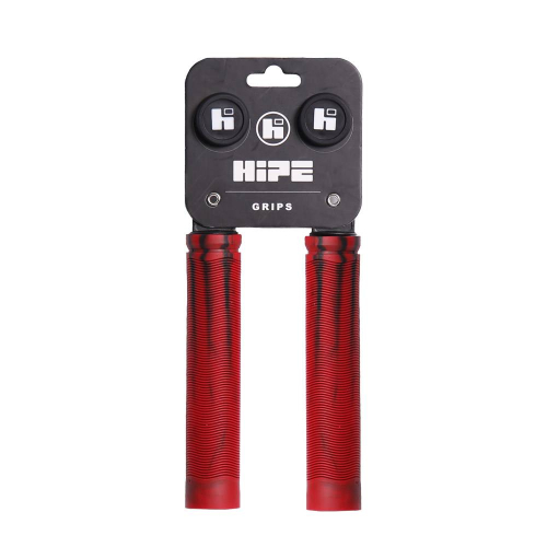 Гріпси для трюкового самоката Hipe H4 Duo, 155мм, black / red