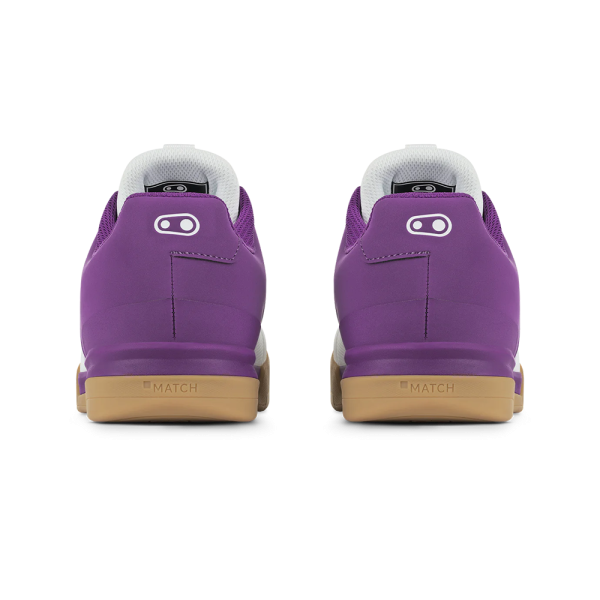 Веловзуття CrankBrothers SHOES STAMP LACE WHITE / PURPLE - GUM OUTSOLE - BERNARD KERR 9.0