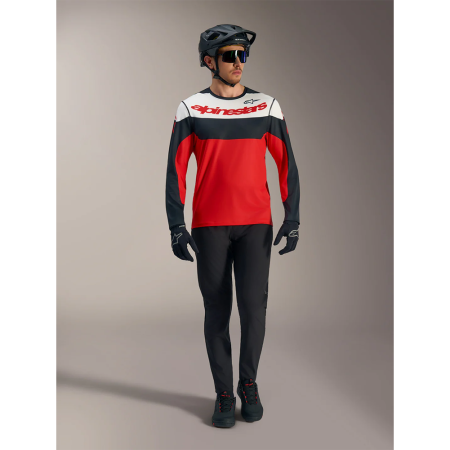 Джерси Alpinestars A-DURA RACE LS JERSEY RED, XL || Джерсі Alpinestars A-DURA RACE LS JERSEY RED, XL