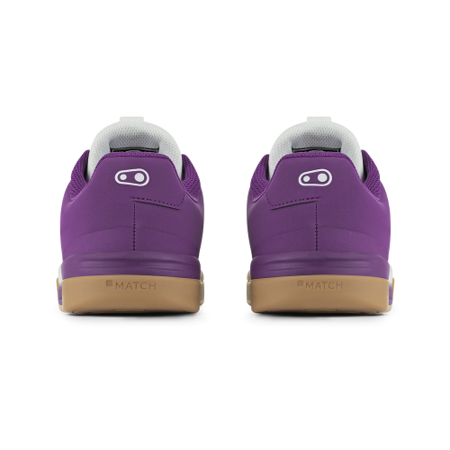 Велообувь CrankBrothers SHOES MALLET LACE WHITE / PURPLE - GUM OUTSOLE - BERNARD KERR 10.0