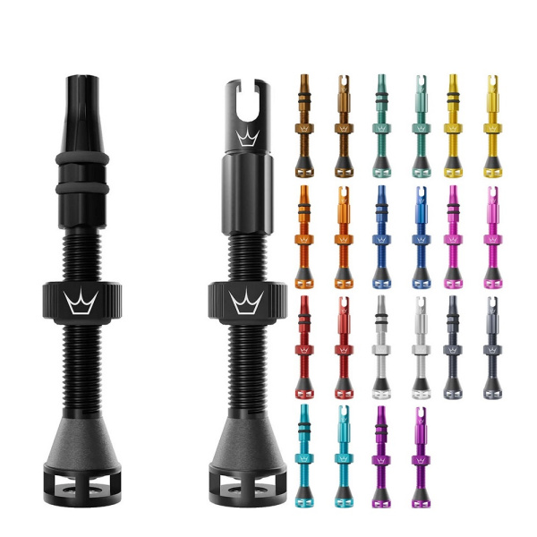 Ніпелі Peaty's Holeshot Fast Flow Tubeless Valves, 42mm, Black