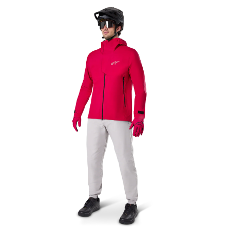 Куртка дощовик Alpinestars A-DURA ELITE RAIN JACKET RED FLUO, L