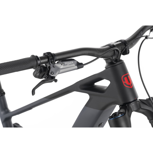 Електровелосипед MONDRAKER DUNE RR Carbon 29/27.5'' 170mm, 400Wh Bosch SX, Black/Grey/Red, L