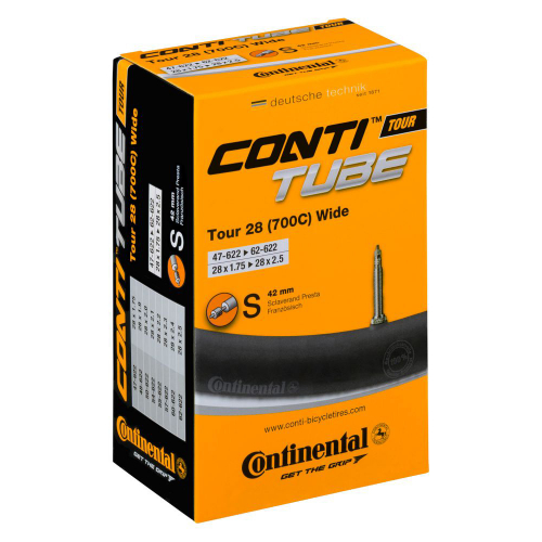 Камера Continental Tour Tube Wide 28",  47-622->62-622, S42, 230 г
