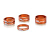 Проставочные кольца, XLC AS-A02, 1 1/8", оранжевые || Проставочні кільця, XLC AS-A02, 1 1/8", помаранчеві