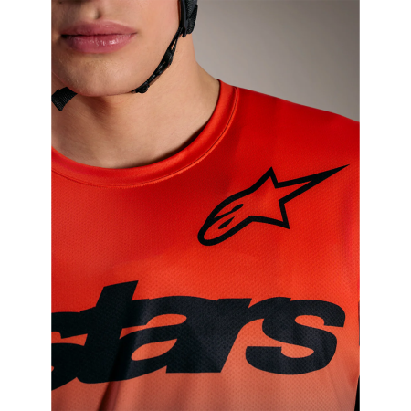 Джерси Alpinestars A-DURA ASTARS SS JERSEY 2.0 WHITE/BLACK, L || Джерсі Alpinestars A-DURA ASTARS SS JERSEY 2.0 WHITE/BLACK, L