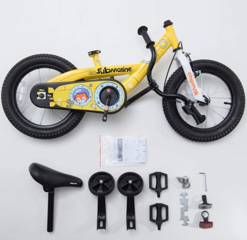 Велосипед детский RoyalBaby Chipmunk Submarine 18", OFFICIAL UA, желтый