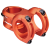Винос SPANK SPOON 350 45mm, Orange Винос SPANK SPOON 350 45mm, Orange