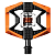 Педали Crankbrothers DOUBLE SHOT 2, Black / Orange ||  Педалі Crankbrothers DOUBLE SHOT 2, Black / Orange