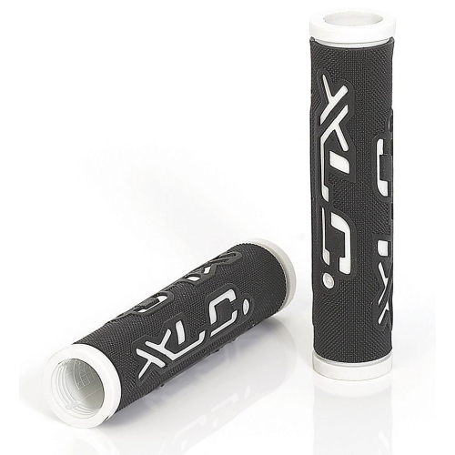 Грипсы XLC GR-G07 'Dual Colour', черно-белые, 125мм