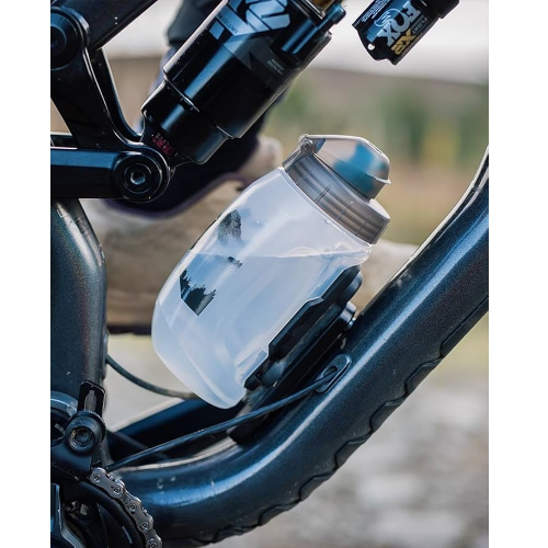 Фляга Peaty's x Fidlock Lockin Bottle, Mountains / Clear, 450ml