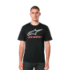 Футболка Alpinestars ALWAYS 2.0 CSF TEE BLACK/WHITE/RED, L